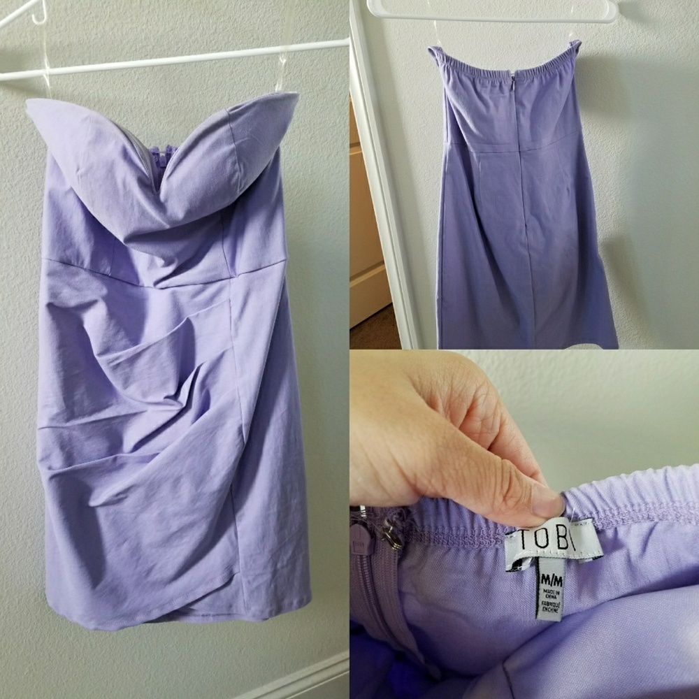 Lavender Bodycon Mini Dress